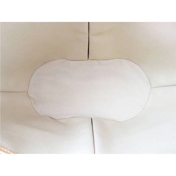 Louis Vuitton White and Tan Checkered Tote - Picture 9 of 16